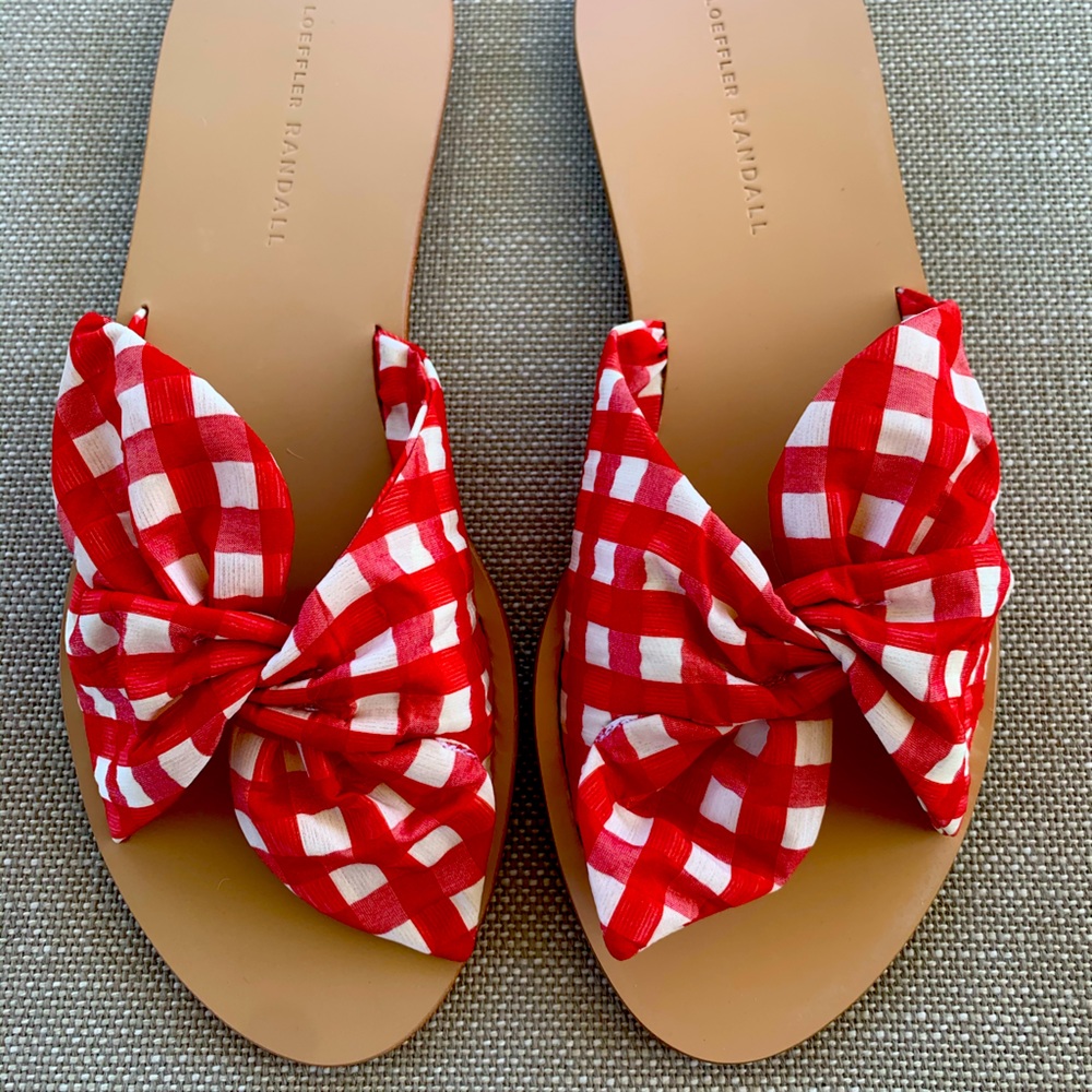 Brand new Loeffler Randall Phoebe slides.